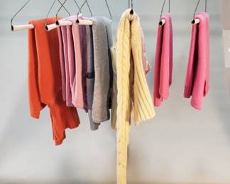 Lot 125  Group of womens vintage cashmere sweaters,