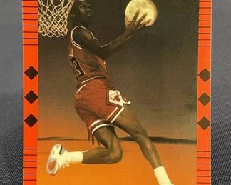 Lot 361h  1990s Michael Jordan moon dunk basketball card
