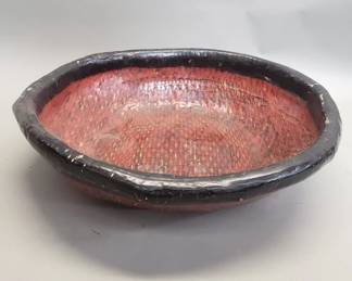Lot 226  Vintage Chinese lacquered bowl