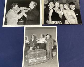 Lot 339h  Lot of original vintage photos Three Stooges 