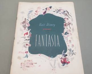 128  Lot 548  Vintage 1940 Walt Disney presents Fantasia