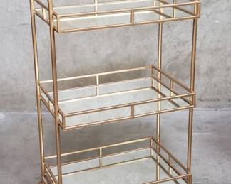 Lot 140  Kate and Laurel Ketiastyle brass tone metal