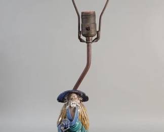 Lot 385  Vintage Chinese Shiwan Mudman ceramic figure