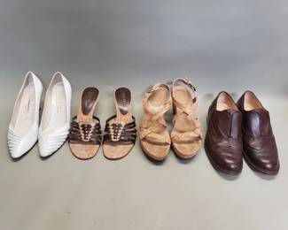 Lot 303  Four pairs of womens shoes