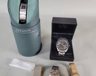 Lot 207  Group of quartz and automatic watches