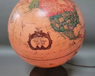 Lot 474  Readers Digest Workd Antique Spot Globe