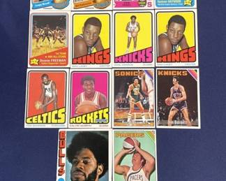 Lot 327h  Lot of 1970s basketball cards
