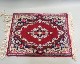 Lot 425  Vintage hand made rug sample