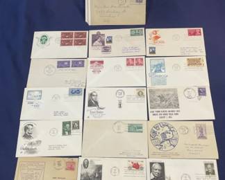 Lot 337h  Mixed lot of First Day Issue  regular stamps