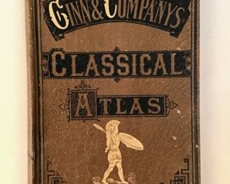 Lot 478  1886 Ginn  Company Classical Atlas