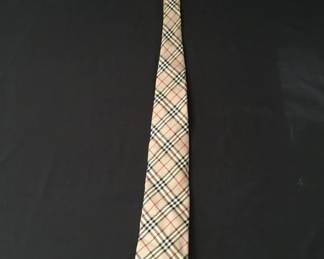 Lot 404h  Burberry London silk necktie