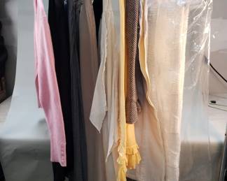 Lot 137  Group of vintage womens clothing, skirts,
