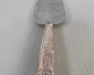 064  Lot 449  Sterling silver handle cake knife