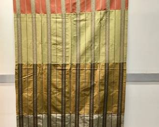 Lot 480  Large custom drapery panel