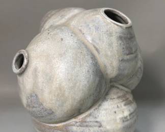 Lot 192  Signed abstract ceramic vessel