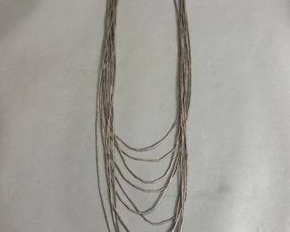 Lot 88  Silver necklace