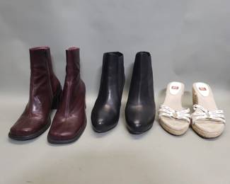 Lot 304  Three pairs of womens shoes