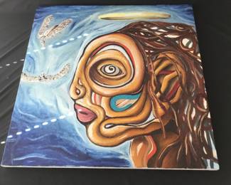 157  Lot 415h  Oil painting on canvas