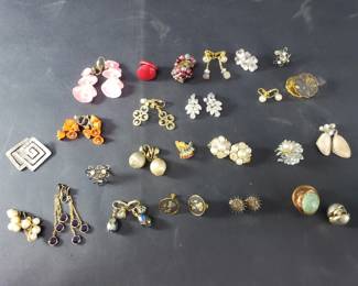 Lot 93  Vintage earrings