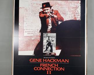 176  Lot 575  Vintage French Connections II movie poster
