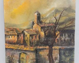 Lot 262  Signed Keen oil on artist board