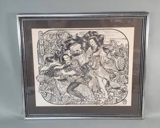 Lot 469  Ronnie Germaise signed Japanese print
