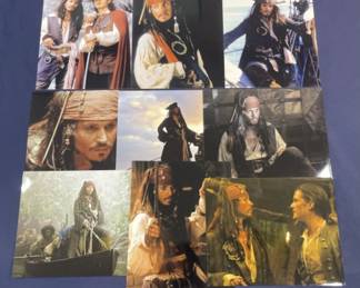 Lot 336h  Lot of Johnny Depp photos as Captain Jack