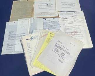 057  Lot 377h  Rare lot of Hollywood actress Jane Russell signed
