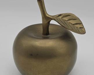 Lot 420h  Vintage brass appleform bell