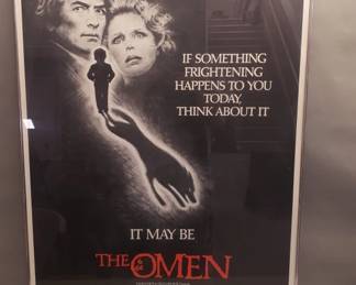 179  Lot 555  Vintage The Omen movie poster
