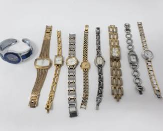Lot 632  Group of womens quartz watches, Anne Klein,