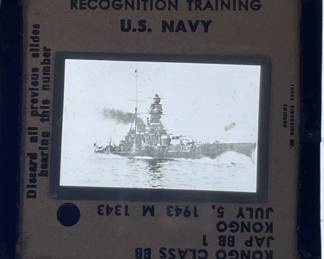Lot 351h  Lot of 1940s U.S. Navy glass negatives