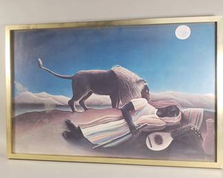 Lot 468  Henri Russian reproduction print The Sleeping