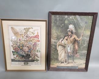 Lot 420  Pair of prints