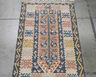 Lot 485  Vintage Turkish style handmade rug