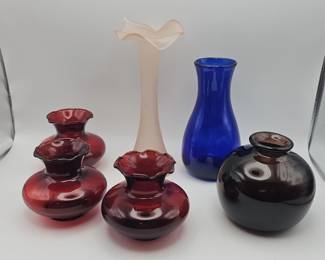 187  Lot 418h  Group of vintage handblown and Silvestri