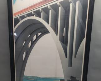 Lot 549  Vintage Denmark The LittleBelt Bridge Between