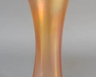Lot 391  Carnival glass vase
