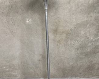 Lot 283  Art deco style aluminum torchiere floor lamp