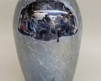 Lot 518  Vintage hand blown glass vase