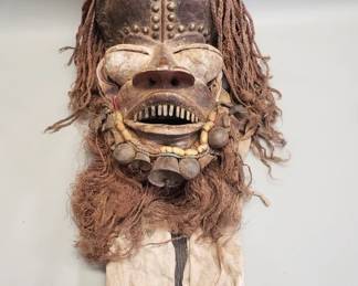 Lot 215  African tribal mask