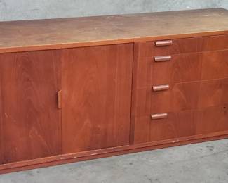011  Lot 132  Carlo Jensen Midcentury Danish teak finish