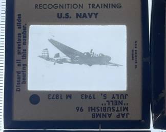 Lot 350h  Lot of 1940s U.S. Navy glass negatives