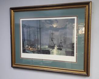 Lot 467  Signed print Chicago The Barkentine Naiad