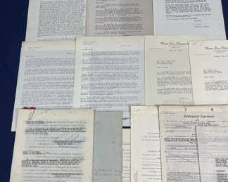 Lot 376h  Lot of vintage Hollywood Studios letters 