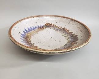 Lot 236  Greg Van Velsir studio pottery center bowl