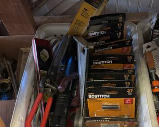 Dig boxes for small tools & hardware supplies