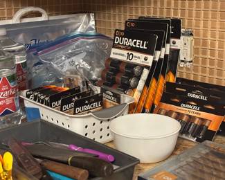 Stock up on batteries of all sizes!