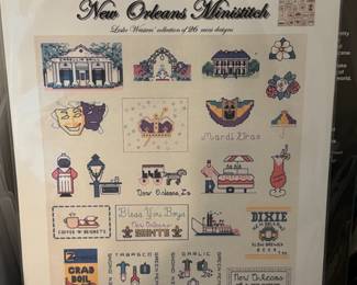 Cross-stitch patterns (New Orleans)
