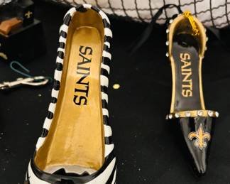 Saints shoe ornaments